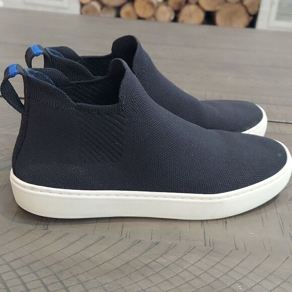 Rothy’s The Chelsea Boot Black Sz 6.5 - Picture 3 of 13